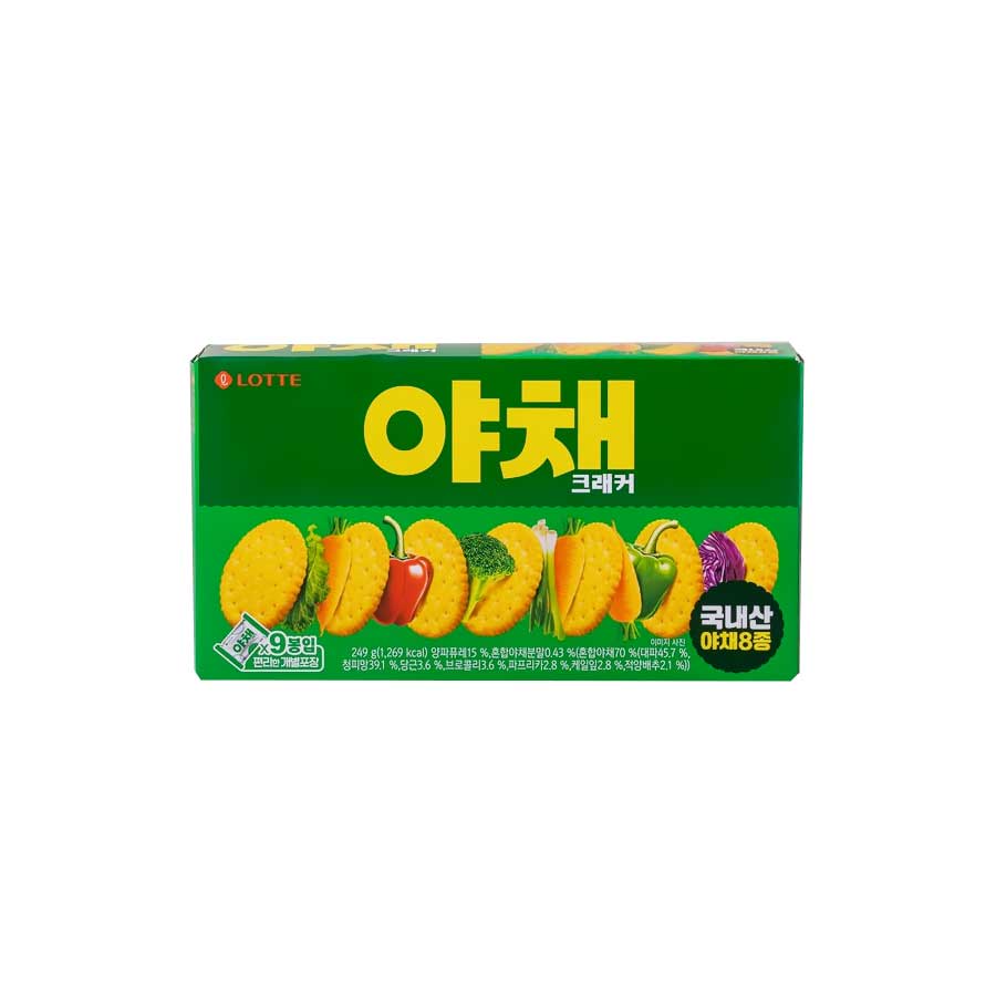 LCB-07A : 야채크래커 : 12/249g : VEGETABLE CRACKER
