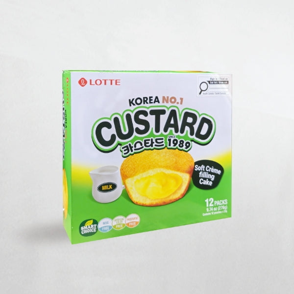 LCP-01A : 롯데 카스타드 : 8/276g : CUSTARD CAKE