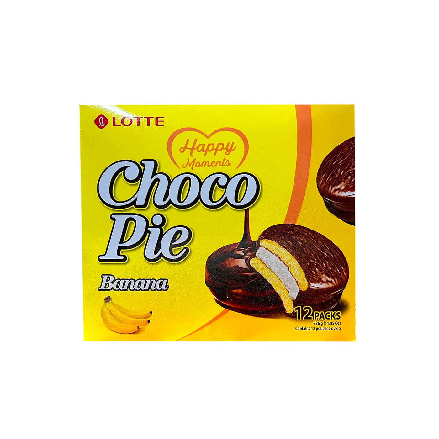 LCP-22 : 초코파이(바나나) : 8/12/28g : CHOCO-PIE BANANA