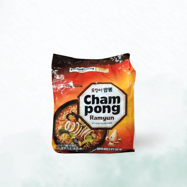 NS-100 : 오징어 짬뽕 : 8/4/124g : SQUID CHAMPONG RAMEN