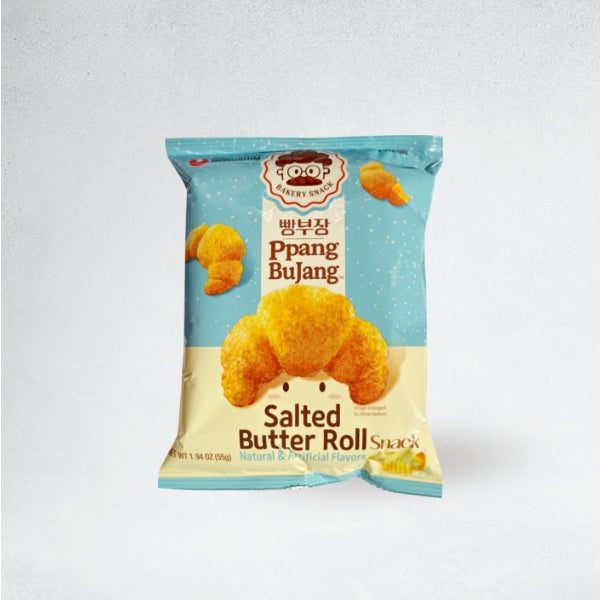 NS-202 : 빵부장 스낵(소금빵) : 16/55g : PPANG BUJANG SALTED & BUTTER SNACK