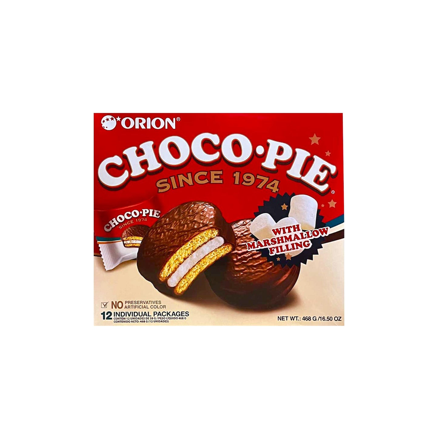 OP111 : 초코파이(12P) : 8/12/39g : CHOCO-PIE