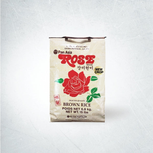PR-006S : 현미쌀(장미) : 15Lbs : ROSE BROWN RICE