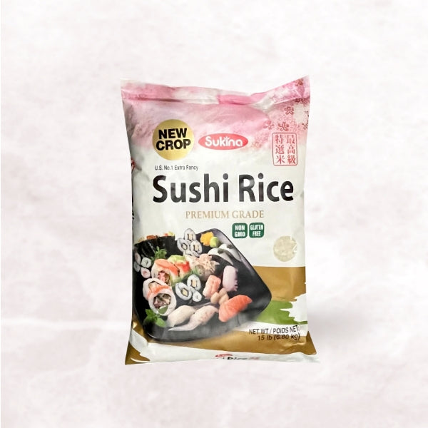 PR-033 : 스시쌀(스키나) : 15Lbs : SUSHI RICE 15 LBS