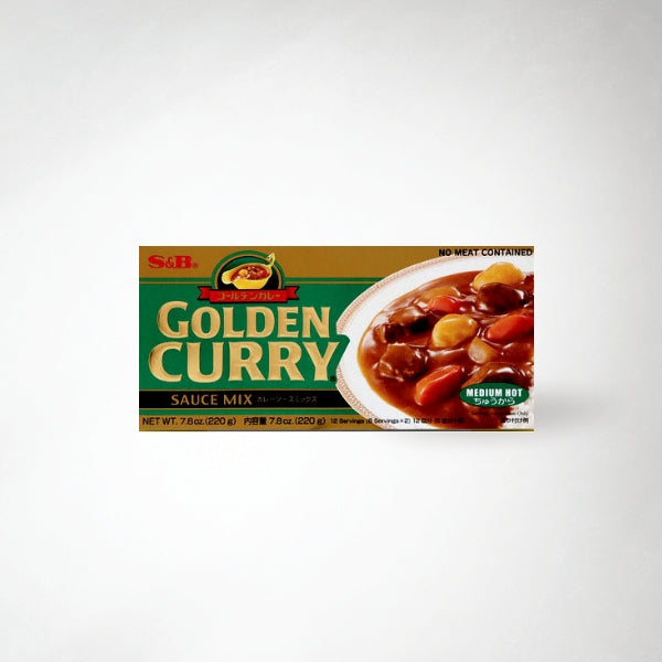 SB03513 : 골든카레(약간매운맛) : 10/220g : S&B GOLDEN CURRY SAUCE MIX(MED HOT)