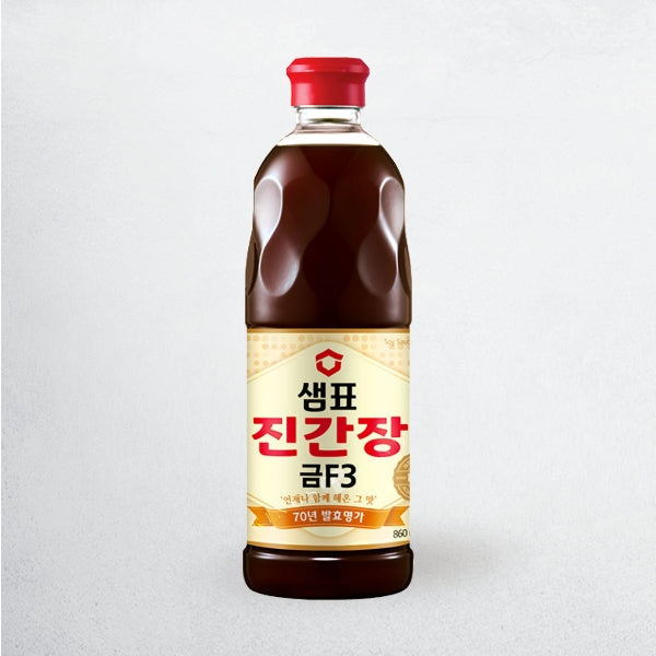 SP-021 : 진간장(금F3) : 12/860ml : JIN SOY SAUCE(GOLD-F3)