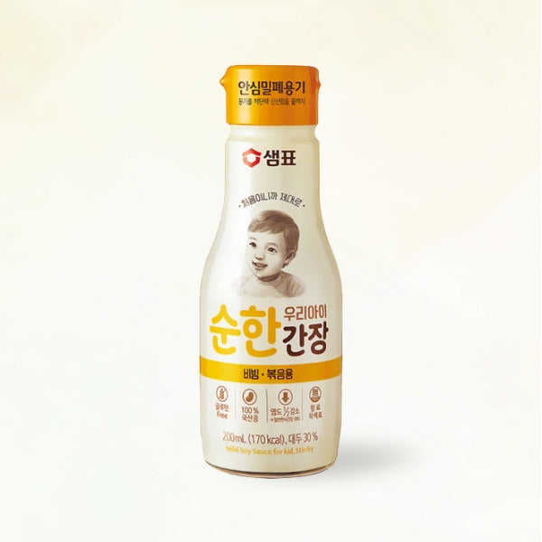 SP-127 : 우리아이 순한간장 : 12/200ml : MILD SOY SAUCE FOR KIDS