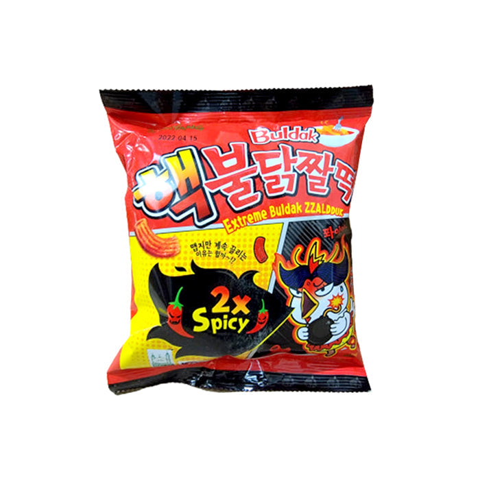 SYR-080H : 핵불닭짤떡 : 24/120g BULDAK SNACK(ZZALDUK 2xHOT)