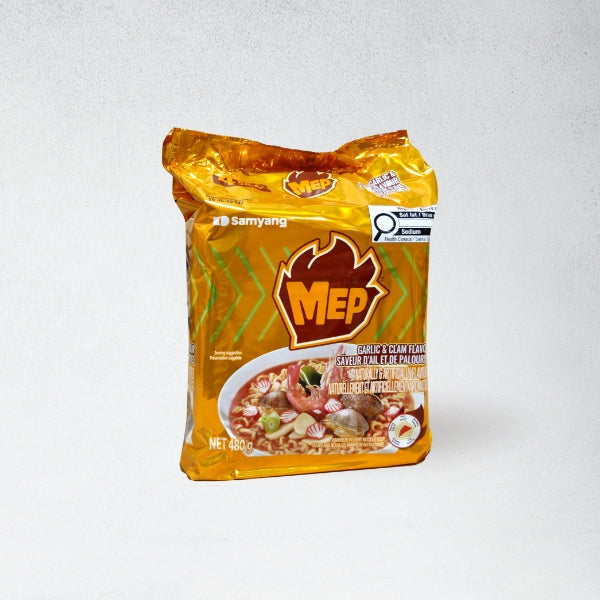 SYR-092 : 맵탱 마늘조개 라면 : 8/4/120g : MEPTANG GARLIC & CLAM RAMEN