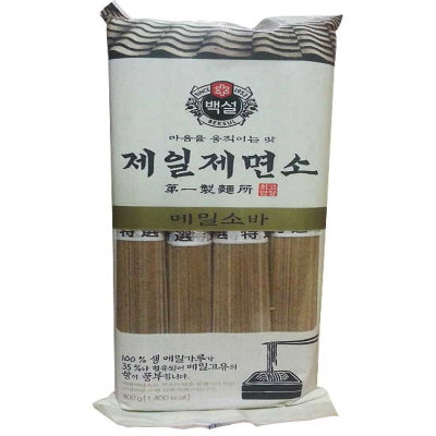 BS0231 : 제일제면소 메밀소바 : 24/400g : BUCKWHEAT NOODLE