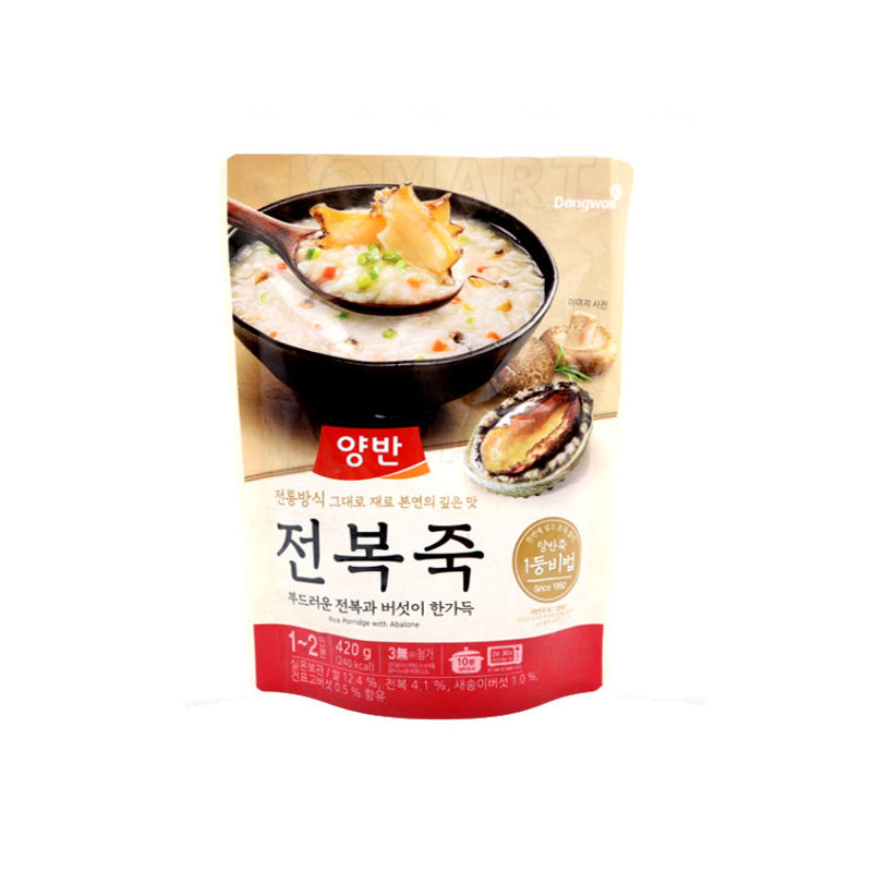 DW215 : 양반죽(전복죽) : 20/420g : YANGBAN PORRIDGE(ABALONE)