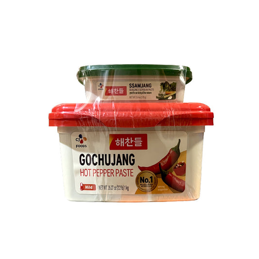 HCD13S 순한맛 고추장1KG+사계절쌈장170G(기획상품) 6/1kg + 170g TAEYANGCHO-GOLD RED PEPPER PASTE-MILD PROMOTION