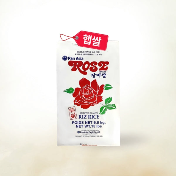 PR-004N : 장미쌀(햅쌀) : 15Lbs : ROSE RICE(new)