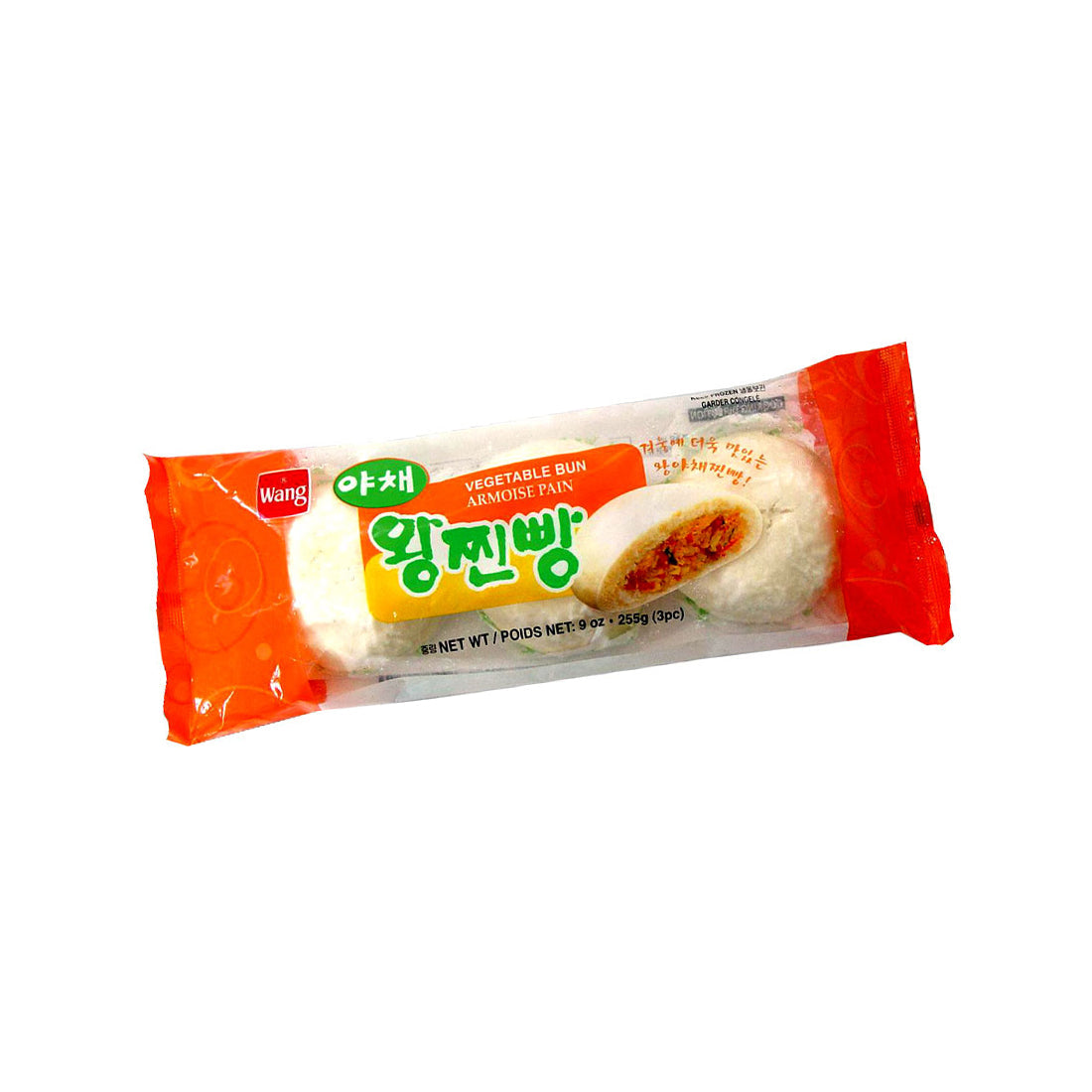 Fzn Wang Steamed Bun(Vegetable) 25/255g 왕 야채찐빵(3p)
