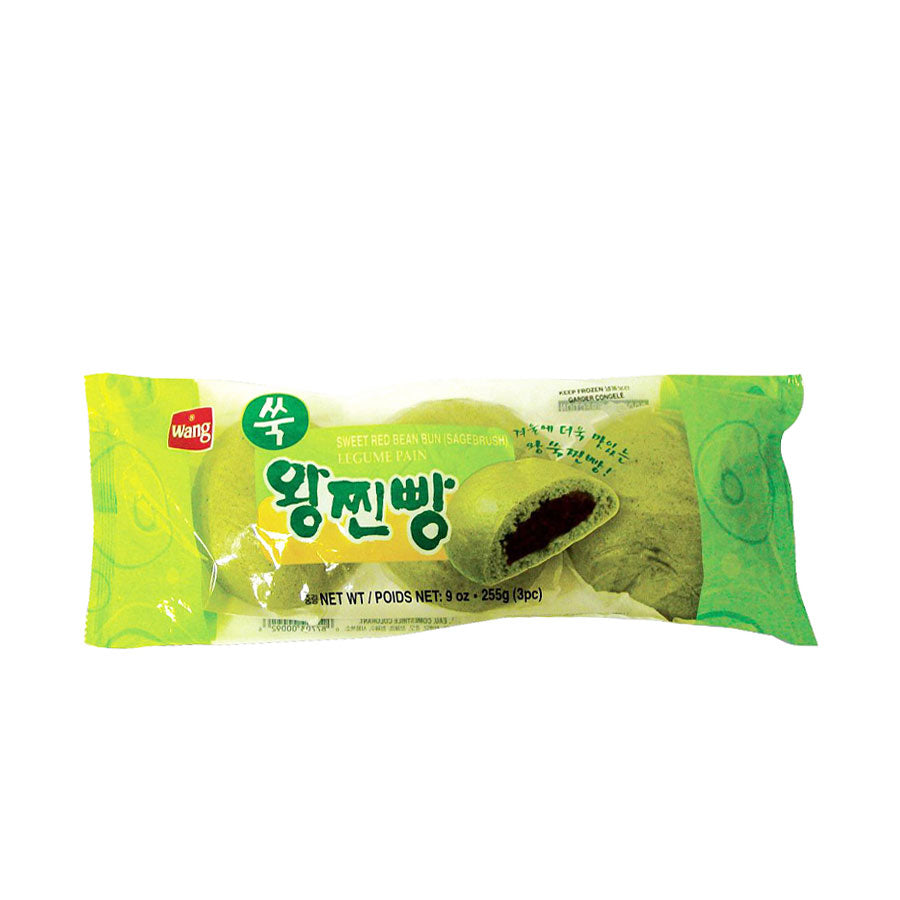 Fzn Wang Steamed Bun(Mugwort ) 25/255g 왕 쑥찐빵(3p)