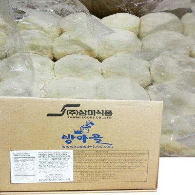 Fzn Sweet Rice Cake Mugwort(Dootub) 6/1.8kg 방아골 쑥 두텁떡