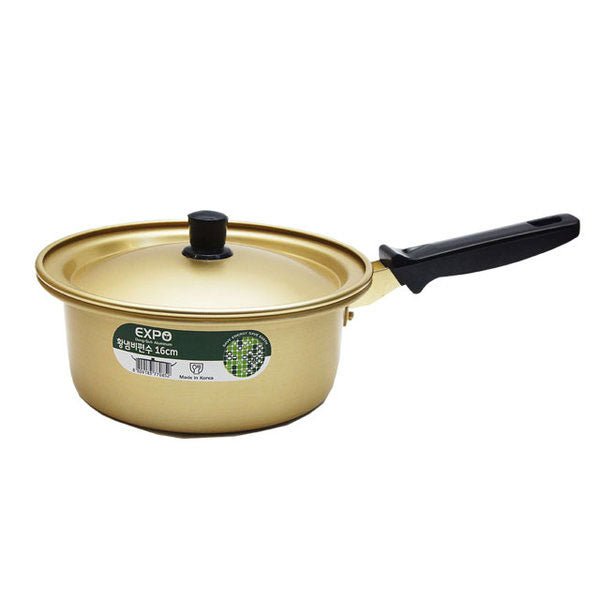 Yellow Pot(Side handle)(16cm) 40p  황냄비 편수