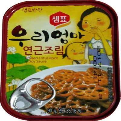 Canned My mother Stir-fried Lotus Root 30/90g 우리 엄마 연근조림