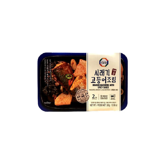 Fzn Braised Mackerel W/ Spicy Sauce 12/300g 매콤시래기고등어조림 2인분