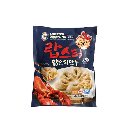 01004 : 랍스터 얇은피만두 : 12/600g : FZN LOBSTER MANDU