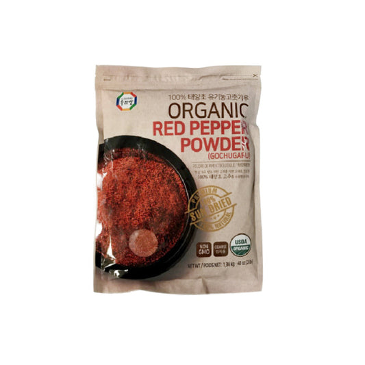 01153 : 유기농고추가루(굵은) : 10/3Lb : ORGANIC RED PEPPER POWDER(COARSE)