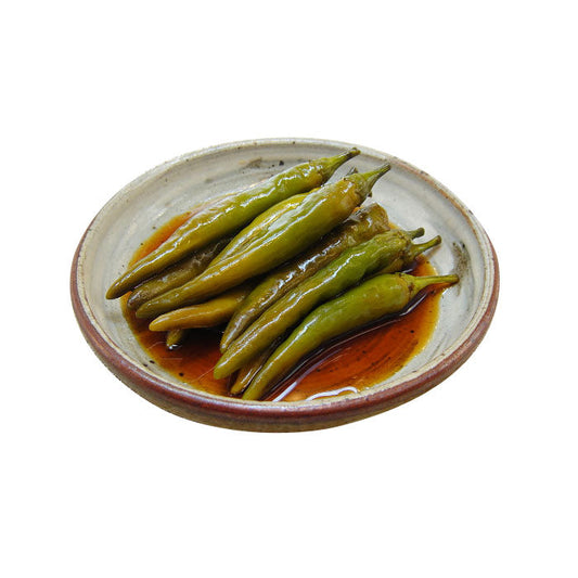 01242 : 풋고추 간장절임벌크(한국제조) : 15kg : SOY SAUCE PICKLED GREEN PEPPER