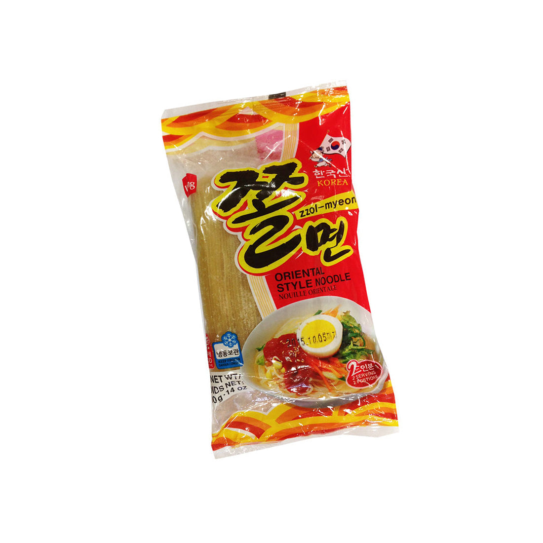 01290 : 왕쫄면(2인분) : 24/400g : FZN JJOLMYEON CHEWY NOODLE