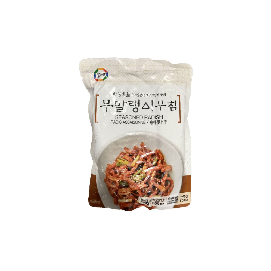 01874 무말랭이 무침 12/200g FZN SEASONED RADISH