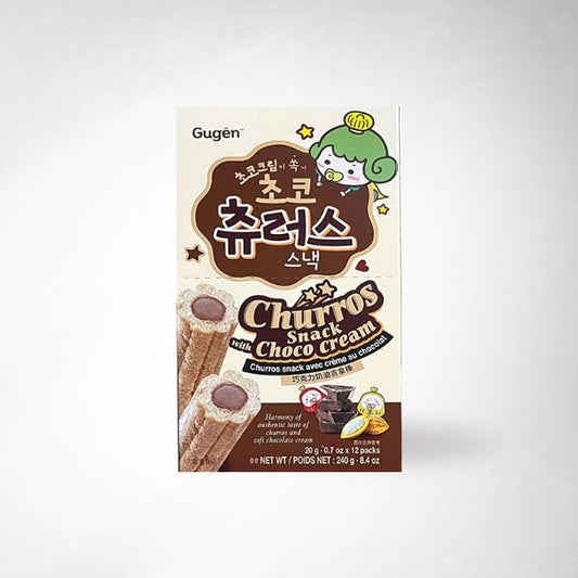 01895 : 구겐 츄러스(초코) : 8/12/20g : CHURROS(CHOCOLATE)