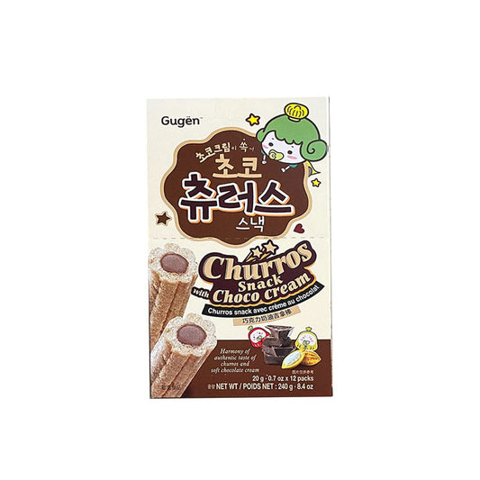 01895 : 구겐 츄러스(초코) : 8/12/20g : CHURROS(CHOCOLATE)