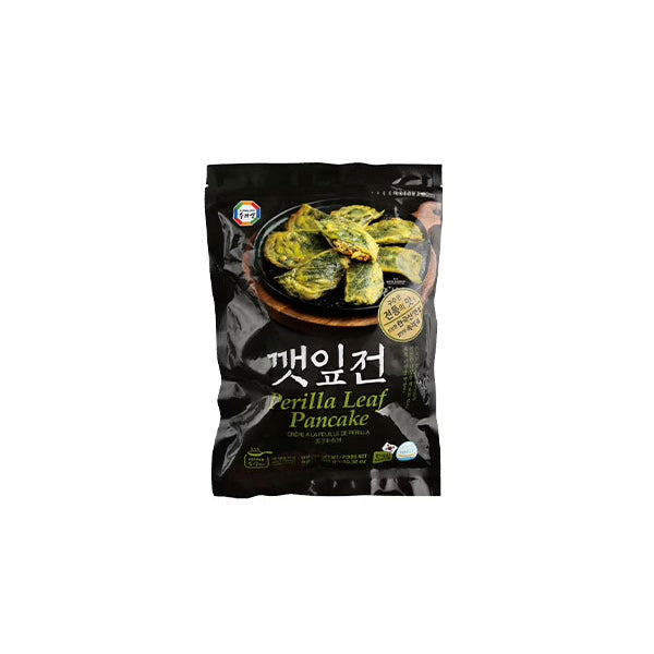 02481F : 깻잎전 : 18/300g : FZN PERILLA LEAVES PANCAKE