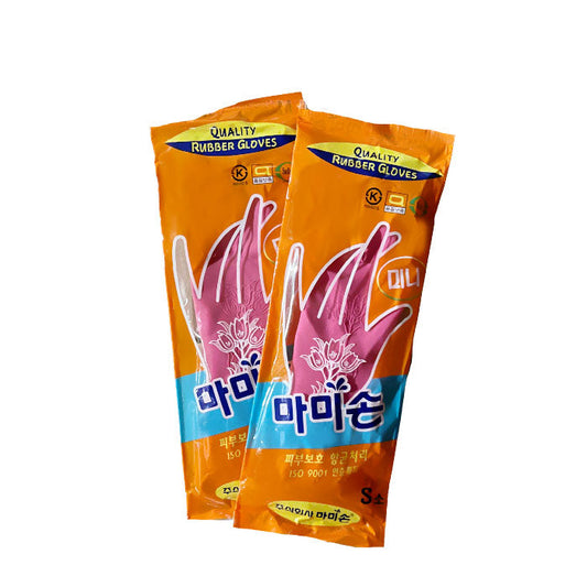 02552 : 마미손 고무장갑(S)  : 10Pairs : Mamison Rubber Gloves(S)