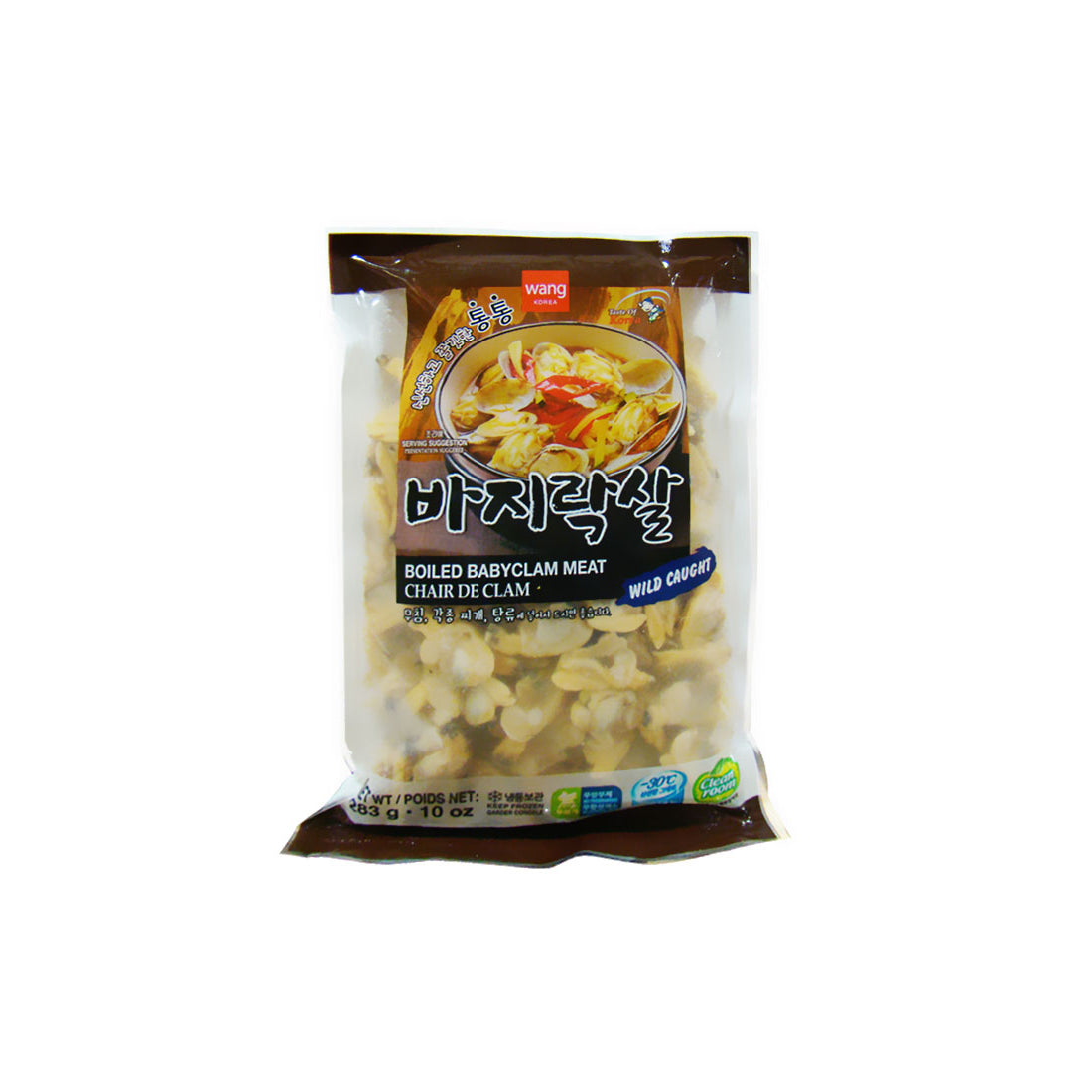 02796 : 냉동바지락살 : 24/283g : FZN BABY CLAM