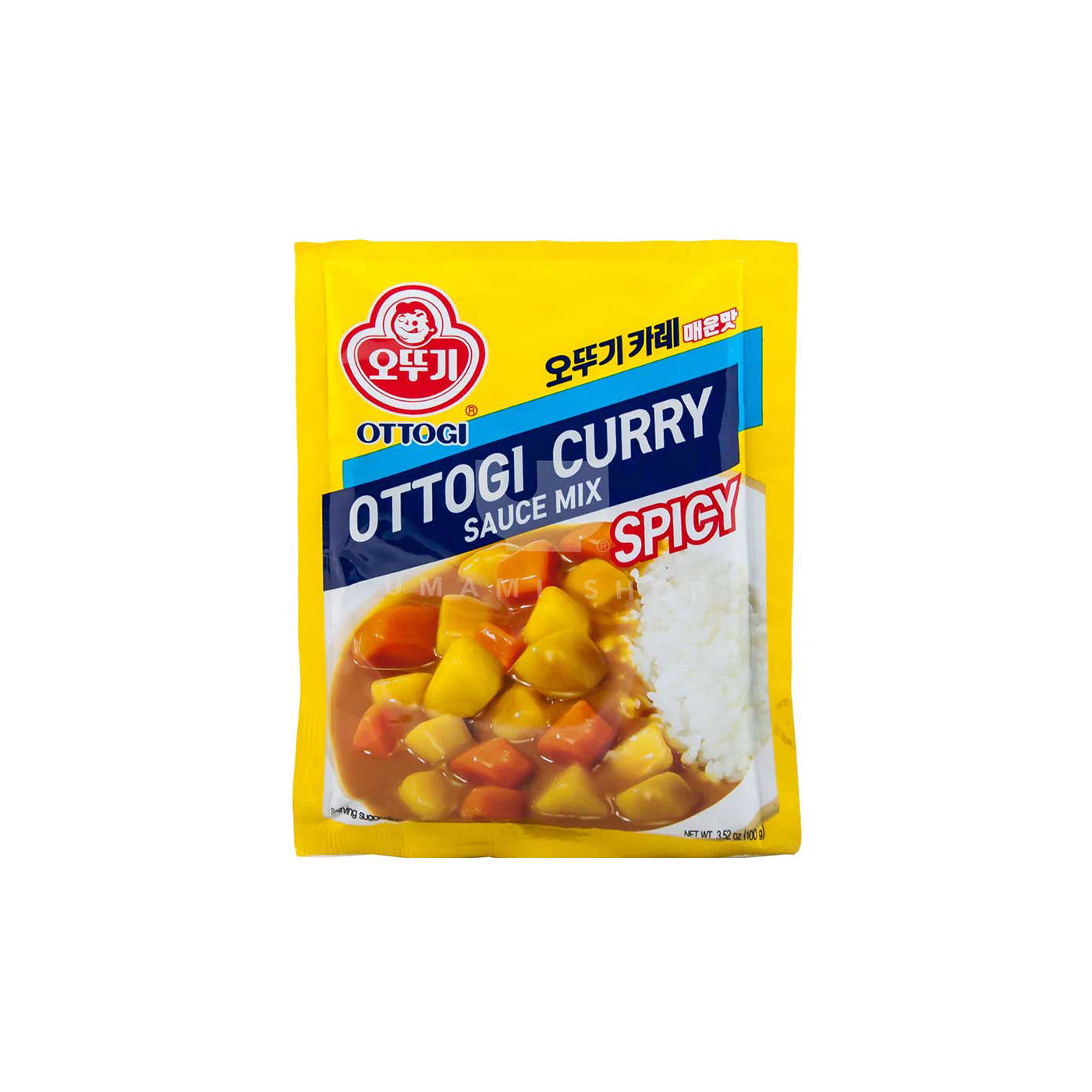 02856 : 오뚜기 카레분말(매운맛)가루 : 4/10/100g CURRY POWDER(HOT)