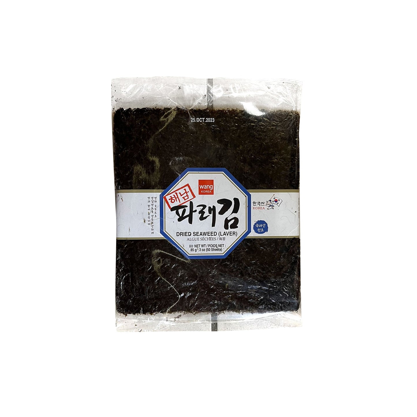 Dried Laver Parae Gim 40/85g(50s) 파래김 50장 00232