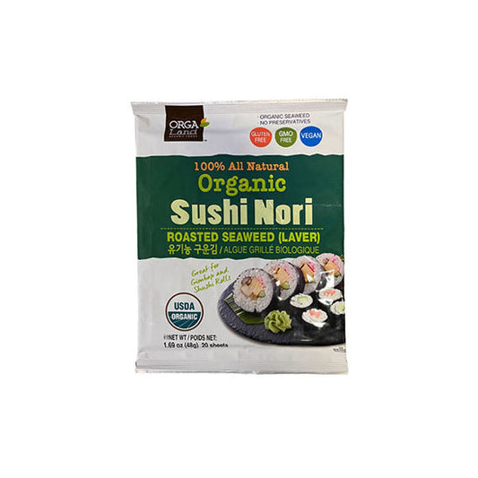 Roasted Laver(Organic Sushi Nori) 24/48g 20Sheets 유기농 구운김