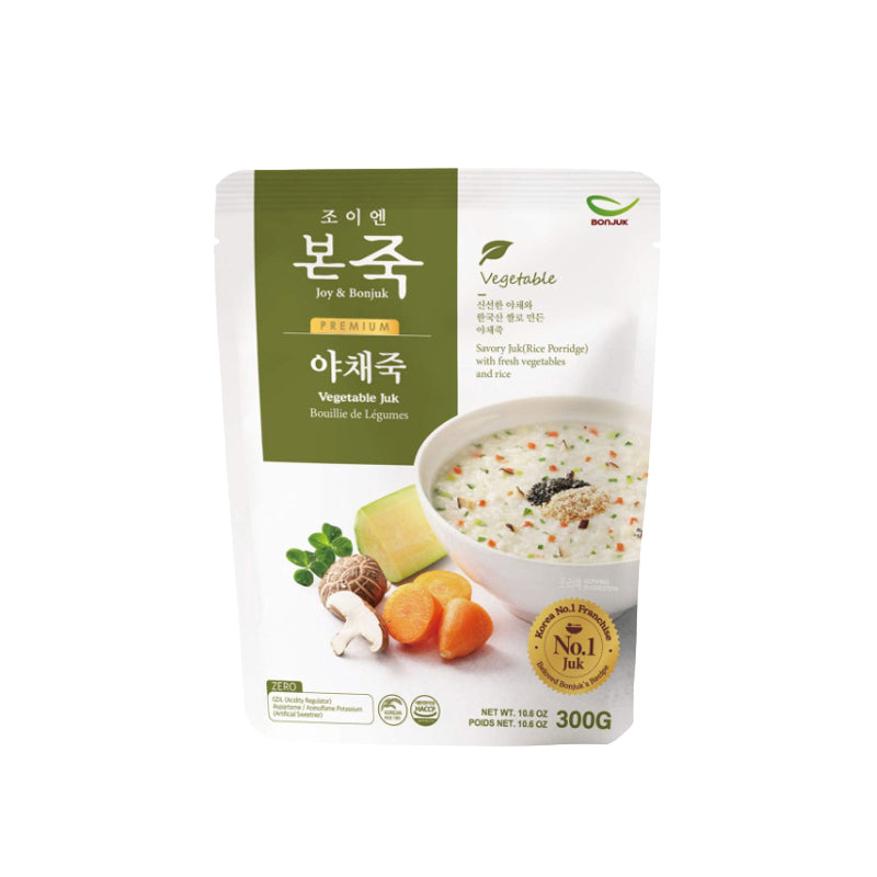 05110 조이엔 본죽(야채죽) 24/300g BONJOOK VEGETABLE PORRIDGE IN PL.BAG