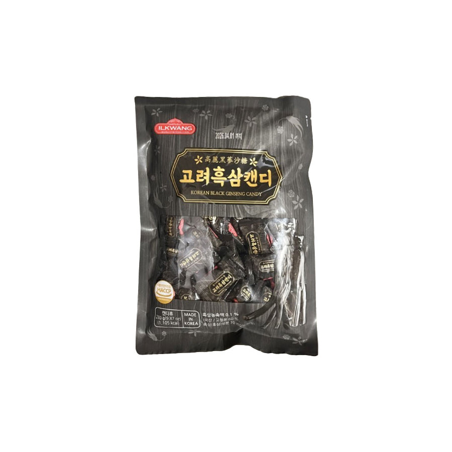 03662 : 고려흑삼캔디 : 10/280g : BLACK GINSENG CANDY