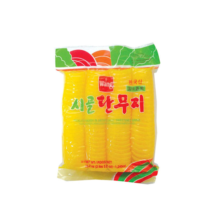 04070 : 시골 단무지(황슬라이스) : 30/350g : SIGOL PICKLED RADISH (YELLOW SLICED)