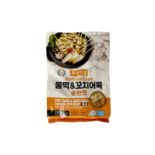04098 : 물떡어묵꼬지(순한맛) : 20/470g : FZN RICE CAKE & FISH CAKE(MILD)