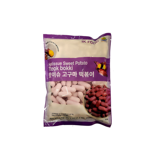 04263 : 핫이슈/고구마 떡볶이떡 : 10/1kg : FZN SWEET POTATO RICE CAKE FOR TTEOKBOKKI