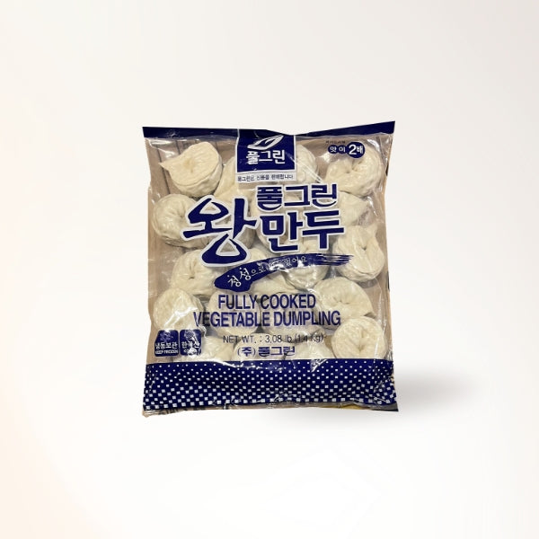 04549 : 풀그린 왕만두 : 8/1.4kg : FZN PULGREEN BIG MANDU