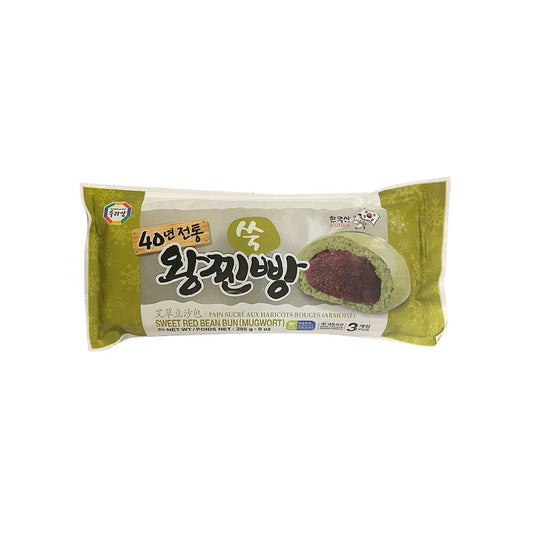 06089  : 왕 쑥찐빵(3P)  : 12/255g : FZN MUGWORT REDBEANS BREAD