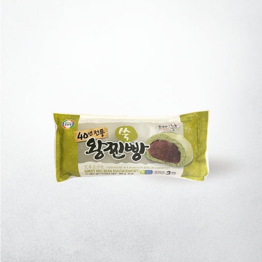 06089  : 왕 쑥찐빵(3P)  : 12/255g : FZN MUGWORT REDBEANS BREAD