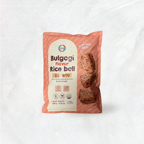 06095 : 파기름 불고기 주먹밥 : 10/5/100g:  FZN PLANT-BASED (BULGOGI RICE BALL)