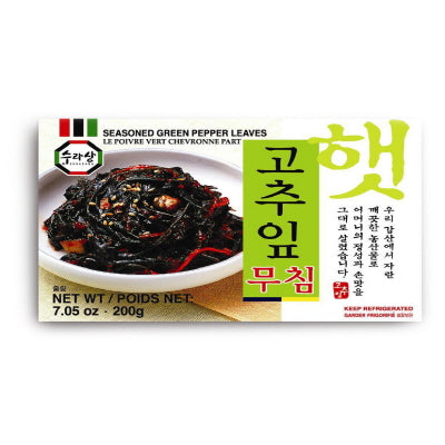 06342 : 고춧잎 무침 : 2/10/200g : FZN SEASONED PEPPER LEAVES