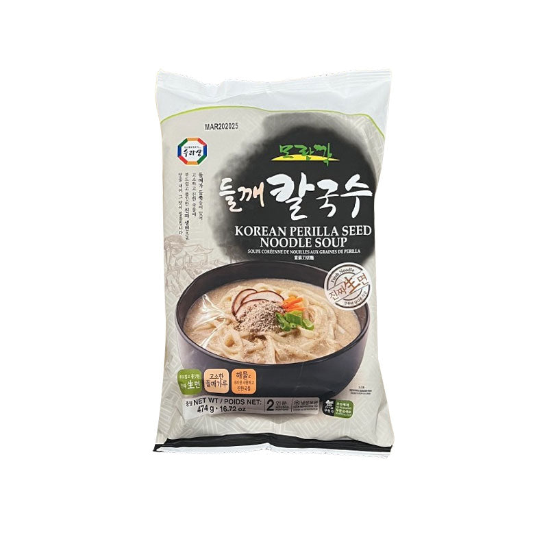 06561 : 모란각/들깨칼국수 : 12/474g : FZN PERILLA SEED NOODLE SOUP