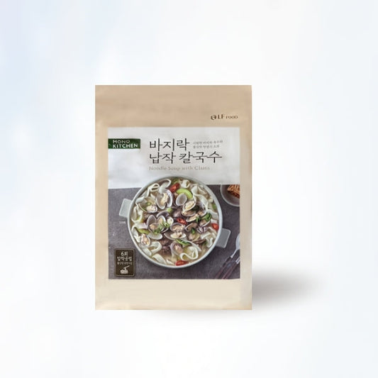 06655 : 바지락 납작칼국수 : 12/613g : FZN CLAM MEAT NOODLE SOUP