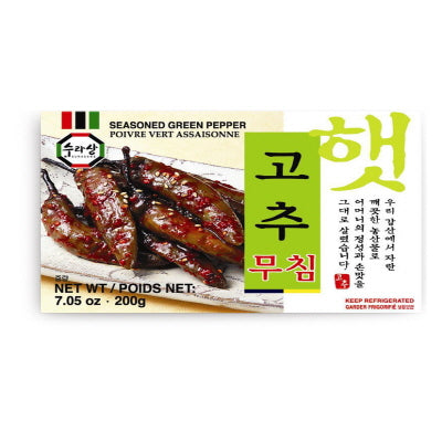 06763 : 고추무침 : 2/10/200g : FZN SEASONED GREEN PEPPER