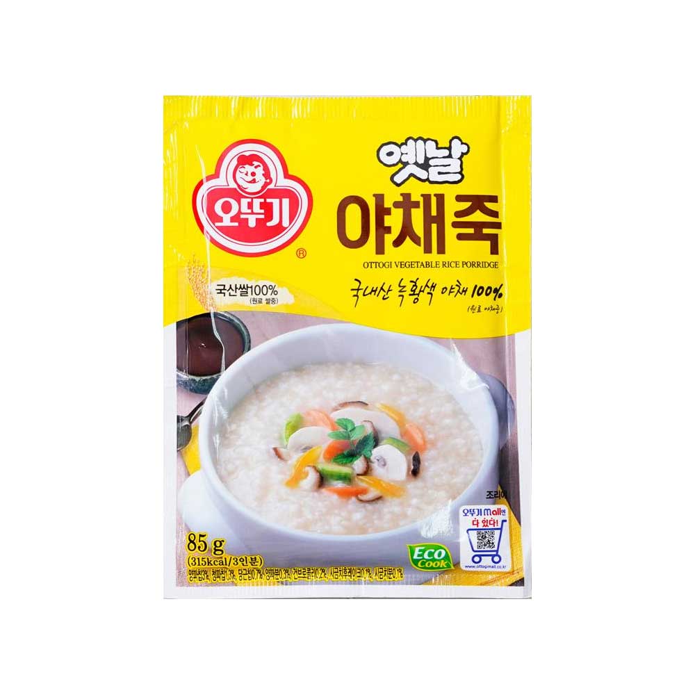 06919 : 옛날죽(야채죽) : 10/85g : YETNAL PORRIDGE(VEGETABLE)